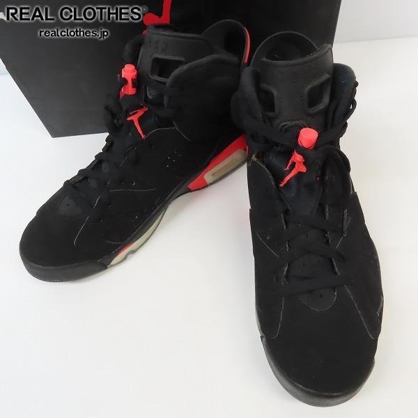 NIKE/ナイキ AIR JORDAN 6/エアジョーダン6 ブラック/インフラレッド 384664-060/28 /080