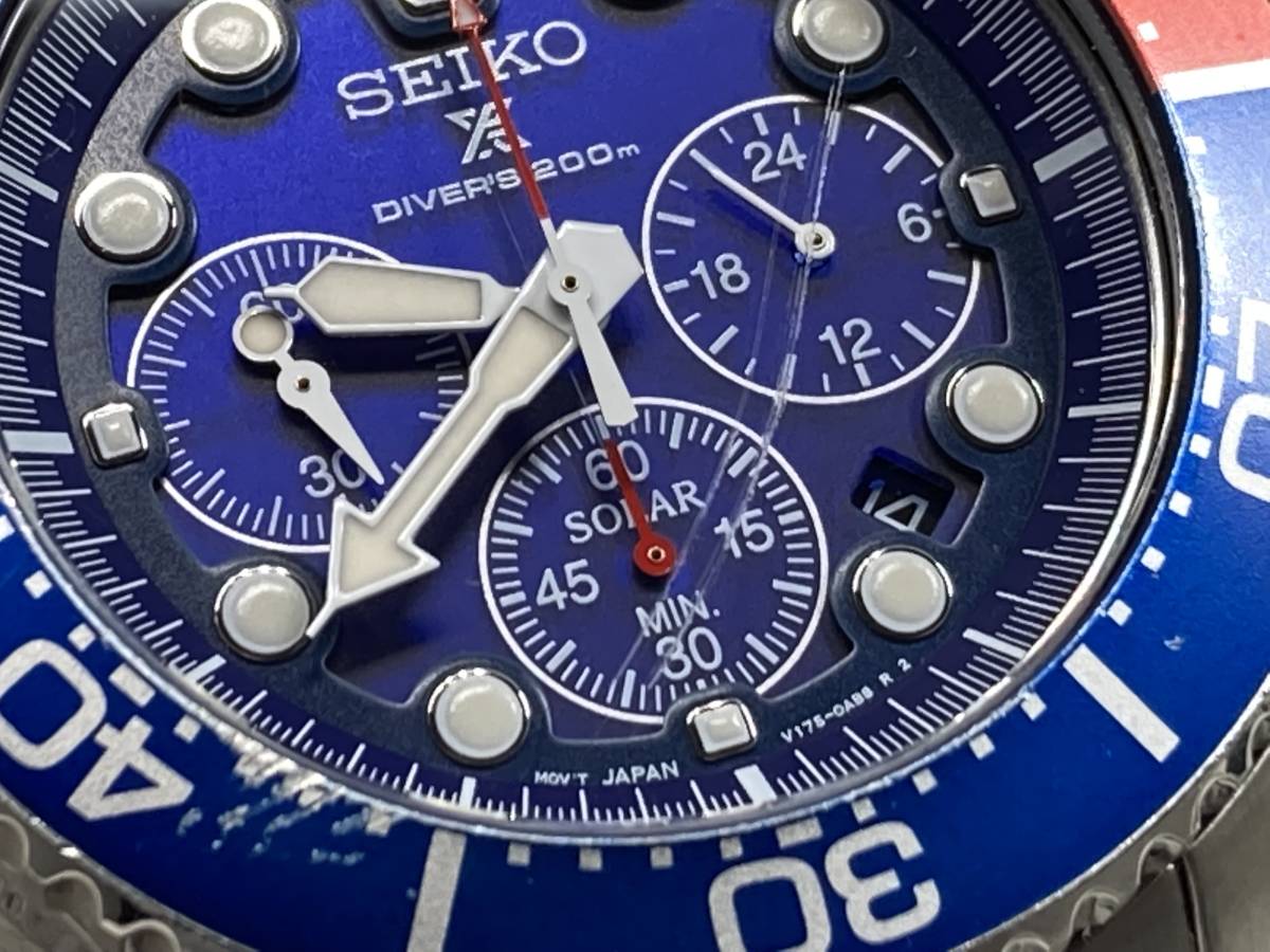 1円～稼働品・SEIKO PROSPEX/セイコー プロスペックス ソーラー 