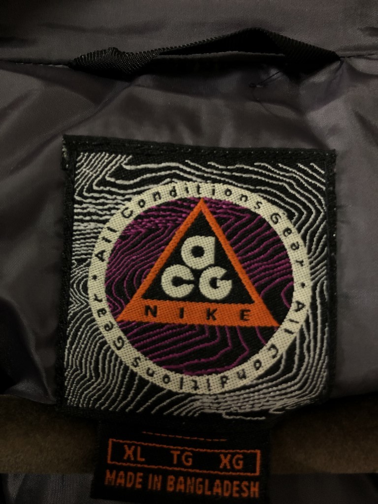 希少 旧タグ 90s ヴィンテージ◇NIKE ACG ナイキ ダウンジャケット XL 