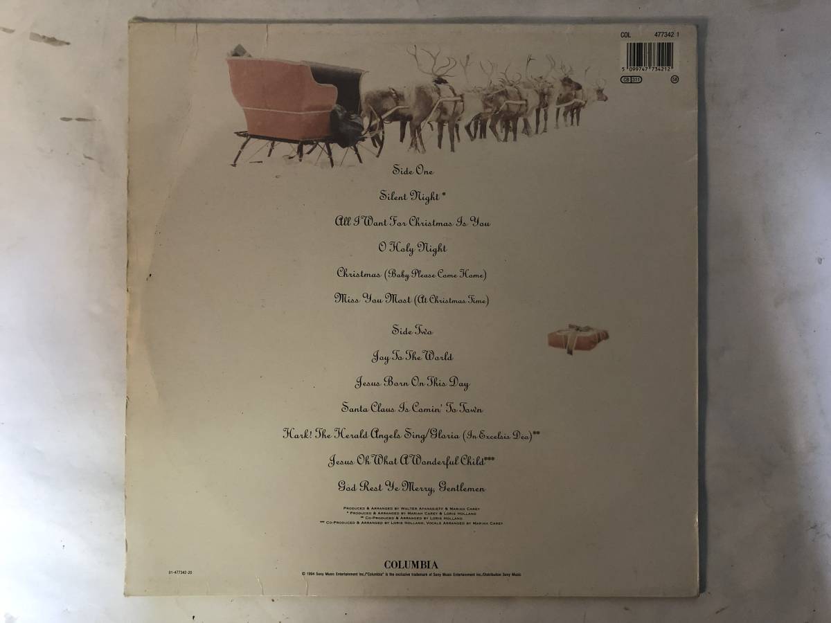 Merry Christmas - Mariah Carey Vinyl Edition – LP ~ Anniversary