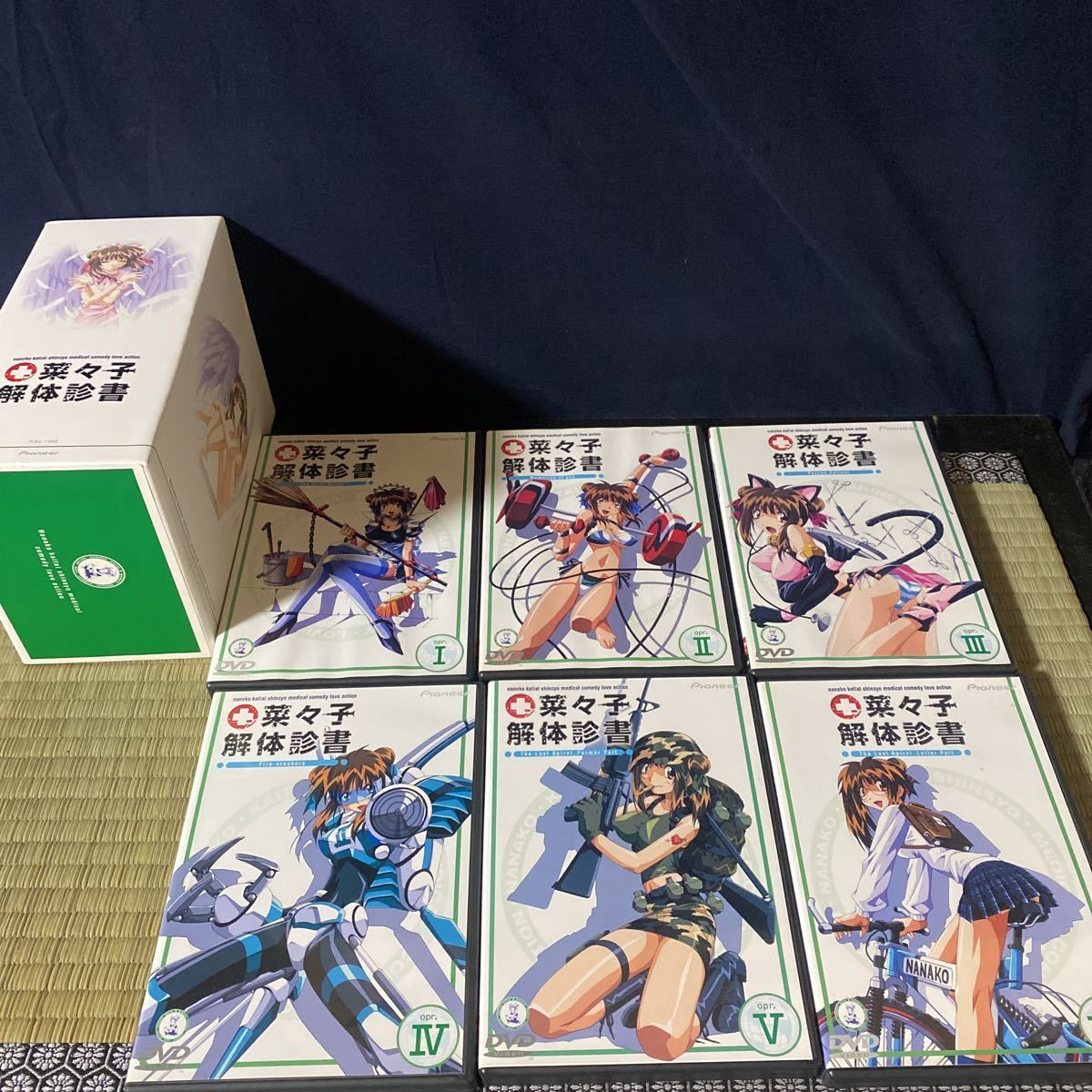 DVD パイオニア 菜々子解体診書 全6巻 dvd box OVA ねぎし ひろし(な行 