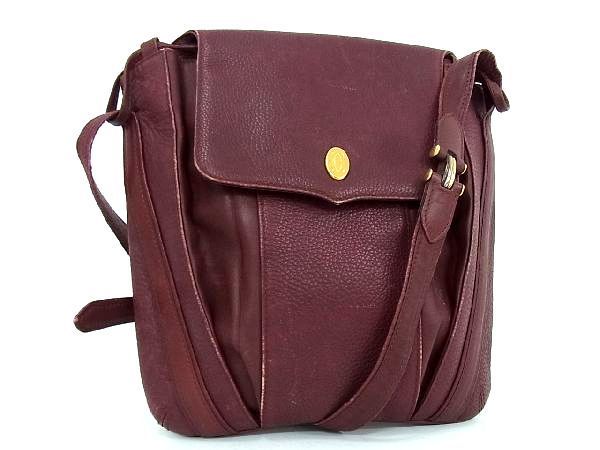 1円 Cartier カルティエ マストライン トリニティ レザー ショルダー 