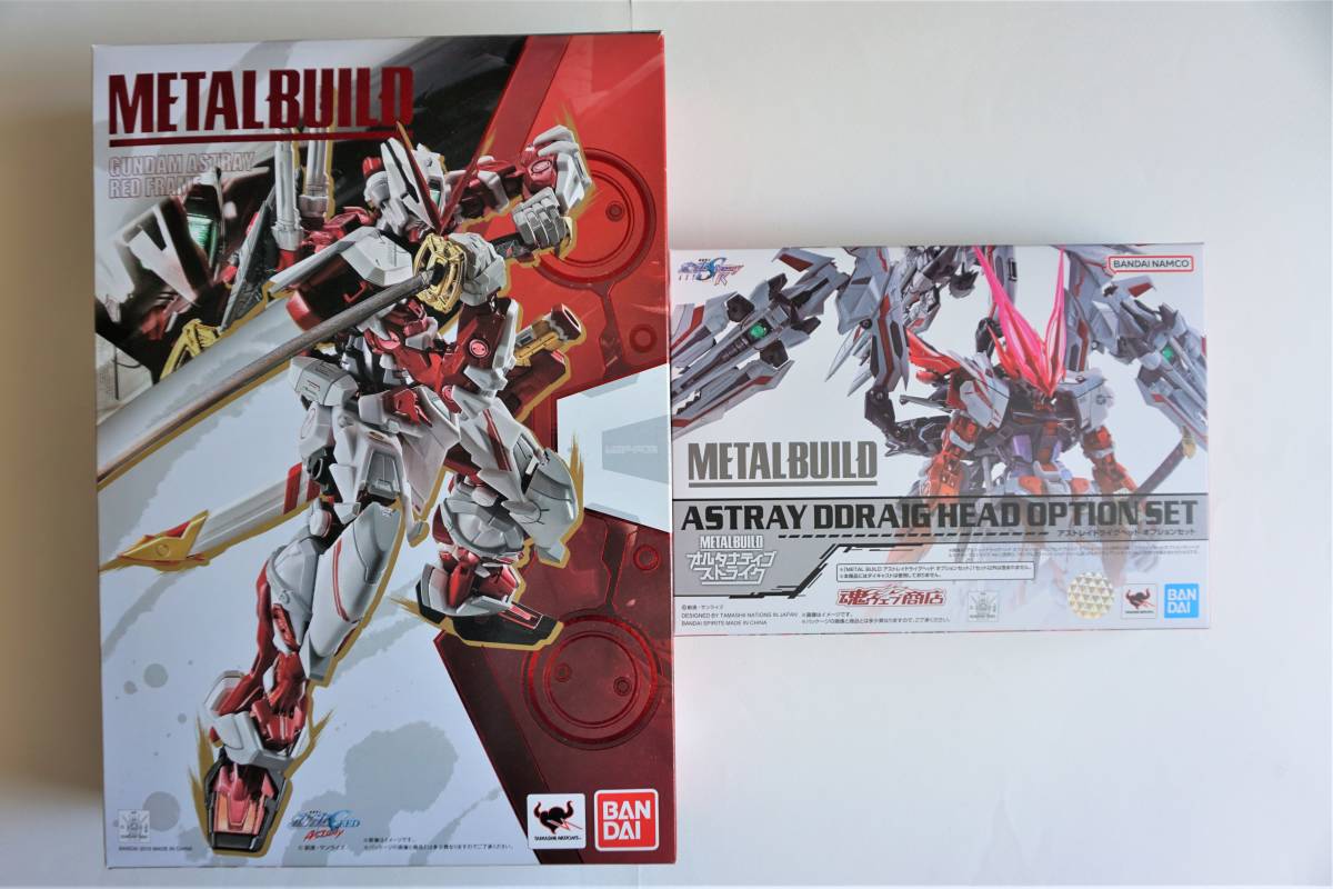METAL BUILD (メタルビルト) ガンダムアストレイレッドフレーム 及び アストレイドライグヘッド オプションセット(魂ウェブ商店限定)