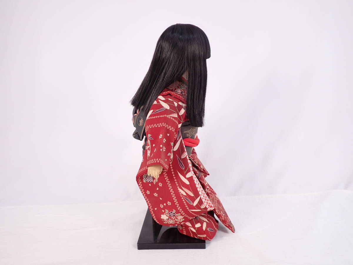 撫松庵 市松人形 日本人形 ドール 約43cm 土台付き(市松人形)｜売買