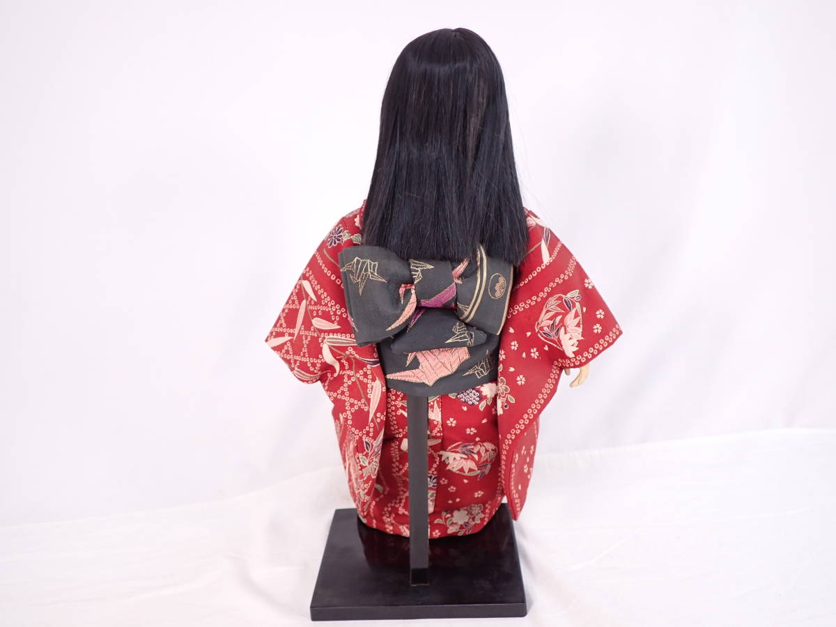 撫松庵 市松人形 日本人形 ドール 約43cm 土台付き(市松人形)｜売買