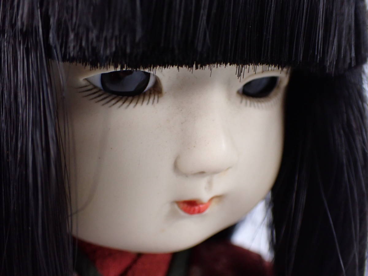 撫松庵 市松人形 日本人形 ドール 約43cm 土台付き(市松人形)｜売買