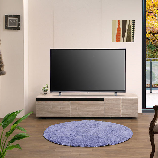テレビボード テレビ台 ローボード 木目 鏡面 収納棚 テレビ台 幅180cm