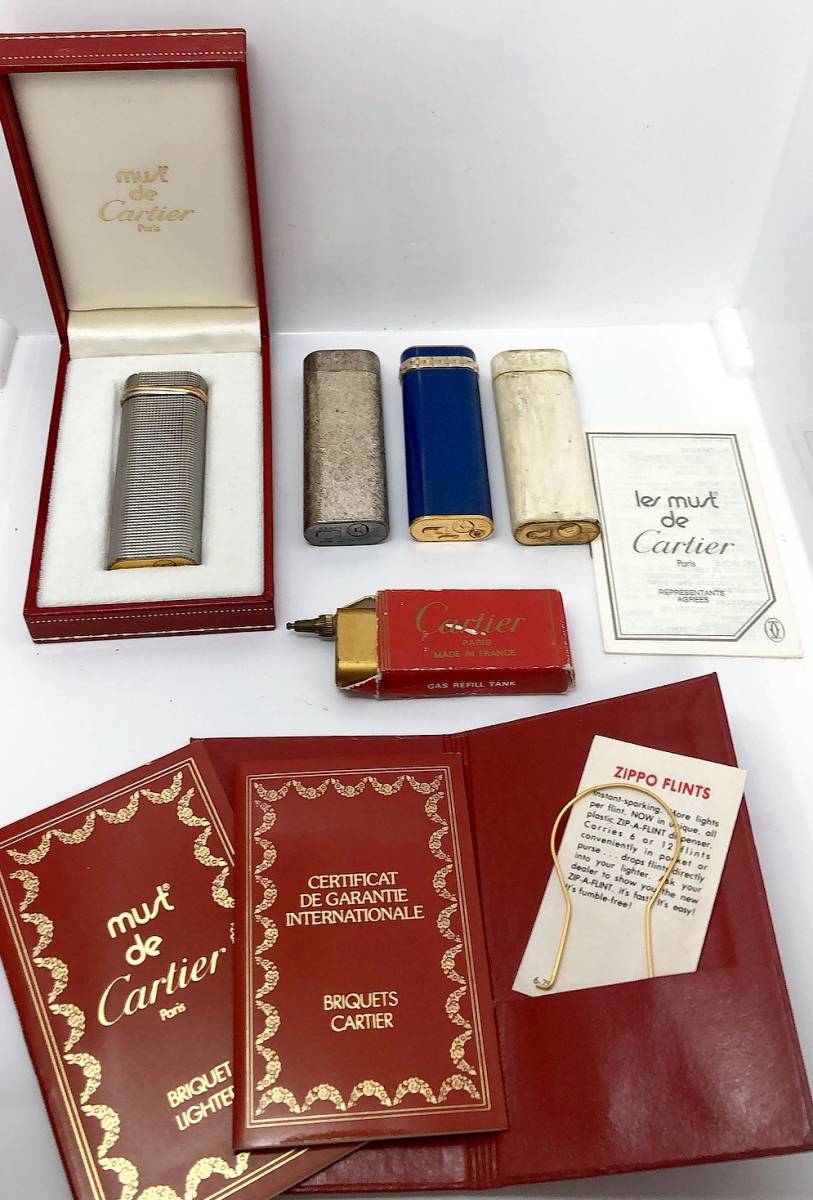 『KE-58』Cartier カルティエ ガスライター☆4個まとめ☆