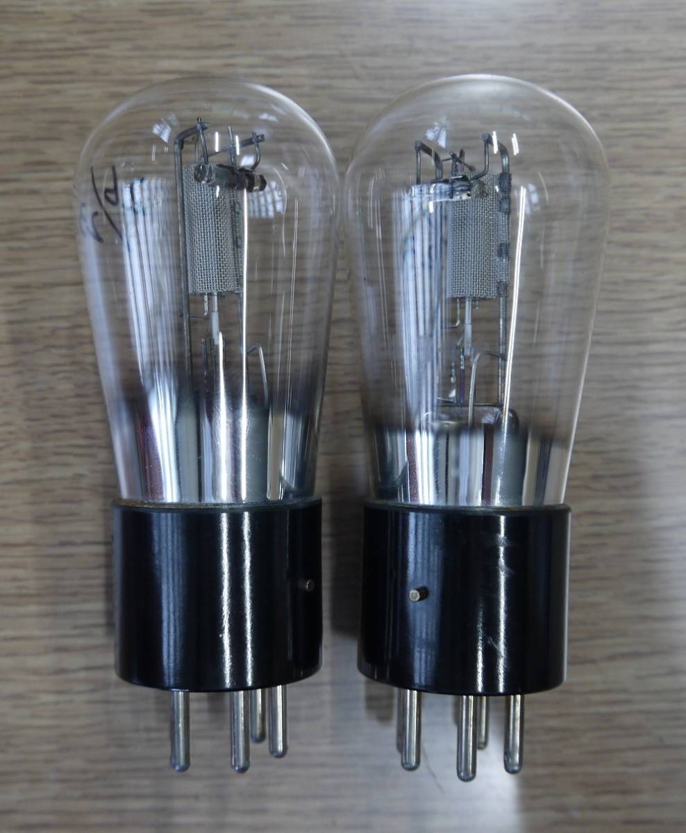 Western Electric ウエスタン　エレクトリック　真空管　２４４Ａ　ナス管　２本　元箱