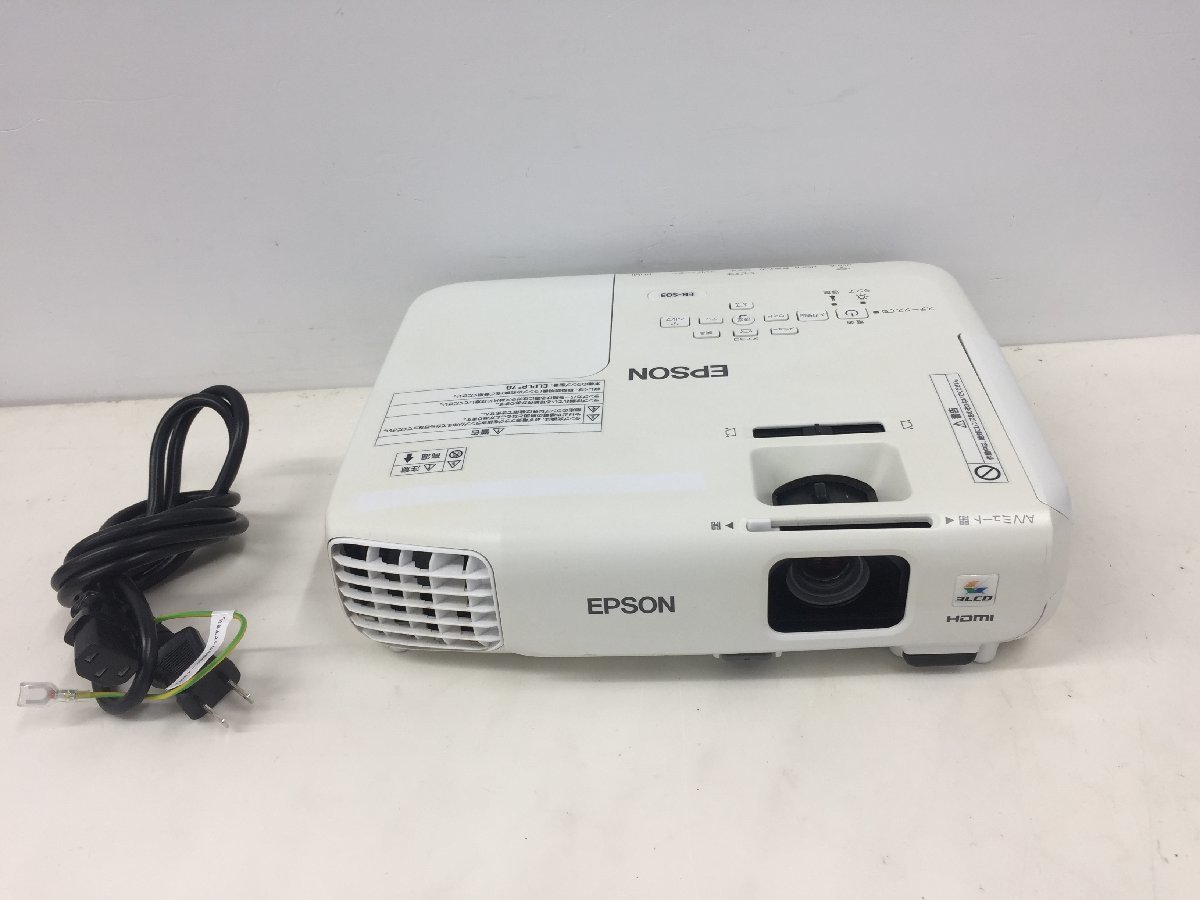 EPSON★プロジェクターEB-S03★2600lmランプ使用時間短め送料込 エプソン/EPSON 2600lm プロジェクター【EB-S03】ランプ点灯時間 (明る