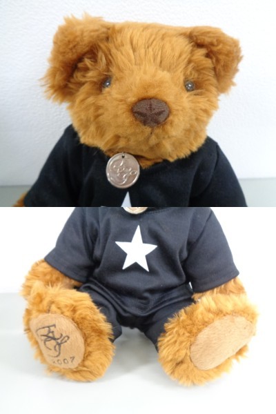 BEAR 矢沢永吉 YAZAWA OF THE ROCK 0 テディベア 白スーツ 矢沢永吉