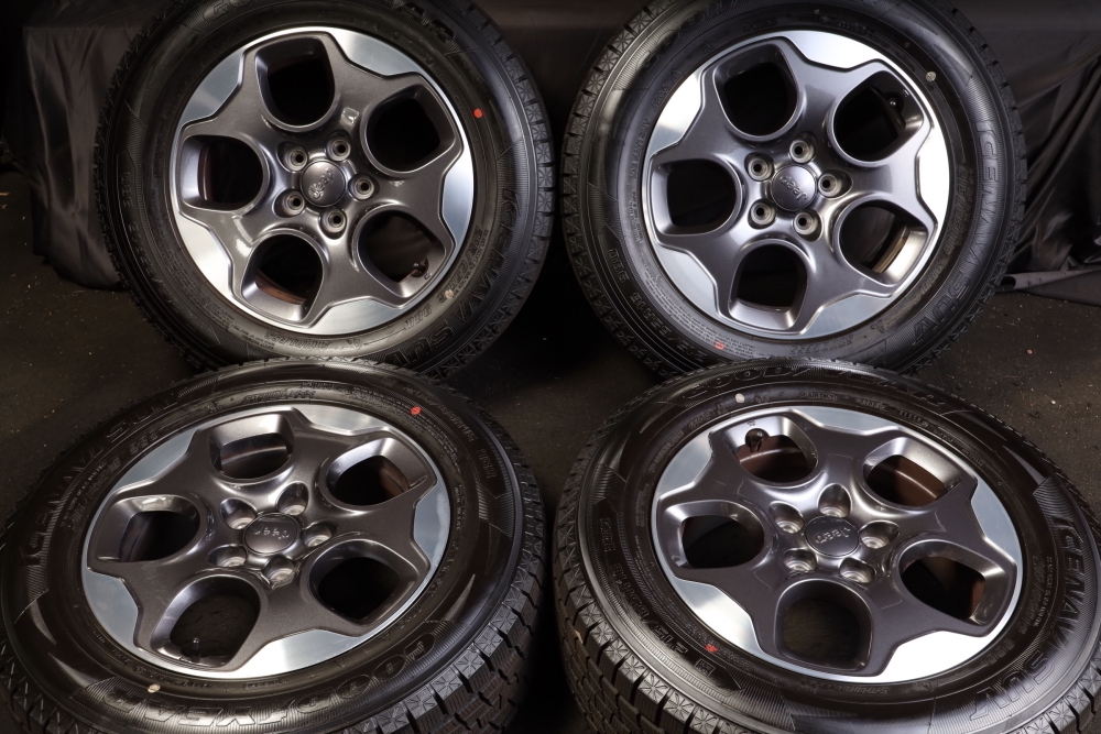 バリ山スタッドレス 215⁄60r16 グッドイヤー アイスナビ6 4本①