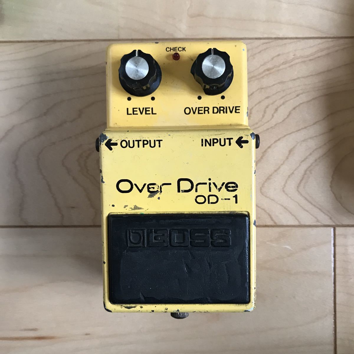 BOSS OD-1 銀ネジ OD-1 銀ネジ BOSS 1980年 Overdriveの JRC4558DBOSS