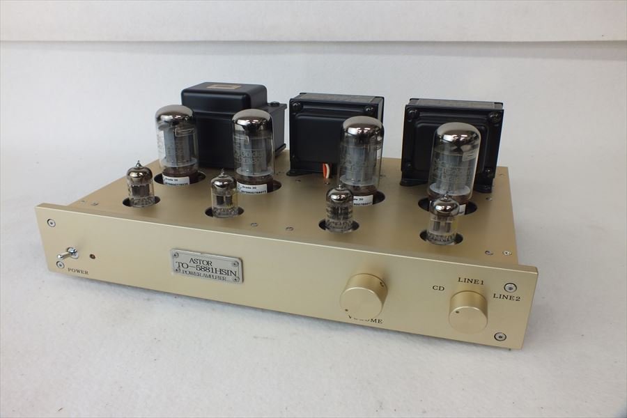 ■ ASTOR アストロ電子企画 TO-5881HSIN アンプ 音出し確認済 中古 現状品 221002M4074 アストロ電子企画 ASTOR □ 福屋八丁堀本店 ７階時計サロン 昇圧ﾍｯﾄﾞｱﾝﾌﾟ