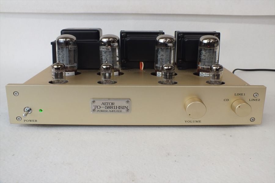 ■ ASTOR アストロ電子企画 TO-5881HSIN アンプ 音出し確認済 中古 現状品 221002M4074 アストロ電子企画 ASTOR □ 福屋八丁堀本店 ７階時計サロン 昇圧ﾍｯﾄﾞｱﾝﾌﾟ