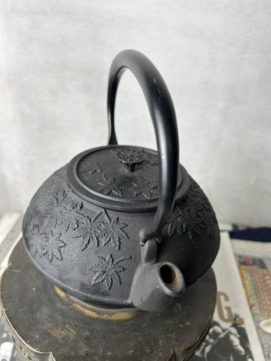 南部鉄器 岩鋳 清茂 鉄瓶 南部盛岡 箱付 栞 急須 煎茶道具 茶道具 南部鉄瓶 盛栄堂 煎茶道具 茶道具 急須 南部鉄器 岩鋳 【公式通販】