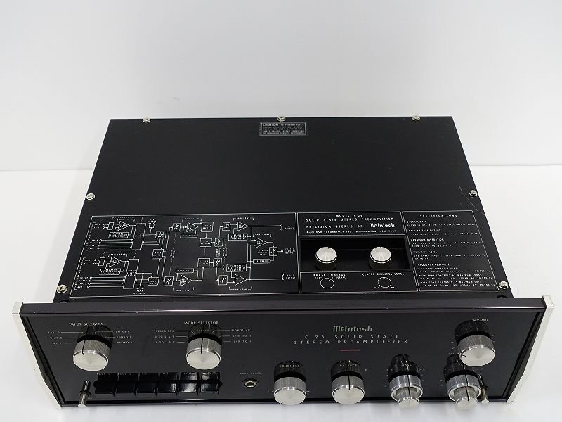 □□McIntosh C26 プリアンプ マッキントッシュ 元箱付□□013810005m