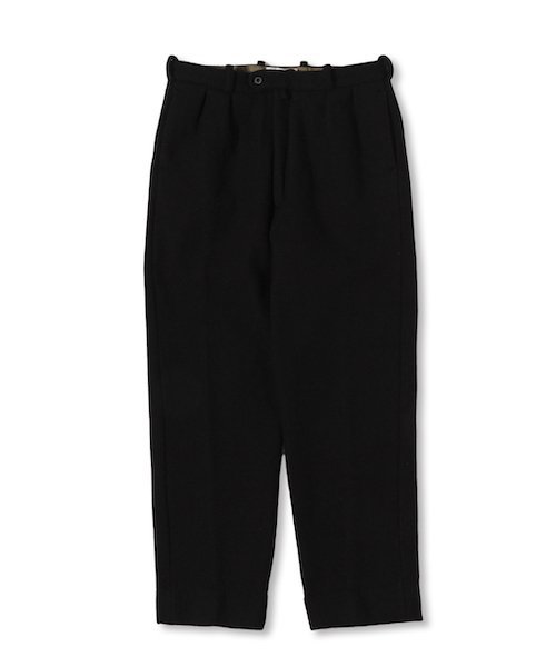 2021AW　ENDS and MEANS / GRANDPA 2TUCK TROUSERS [BROWN HB DF WOOL] Grandpa and MEANS grandpa knit 公式通販