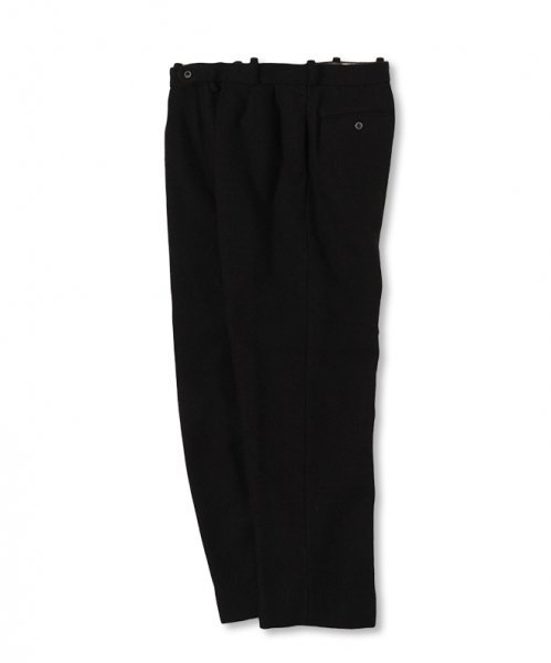 2021AW　ENDS and MEANS / GRANDPA 2TUCK TROUSERS [BROWN HB DF WOOL] Grandpa and MEANS grandpa knit 公式通販