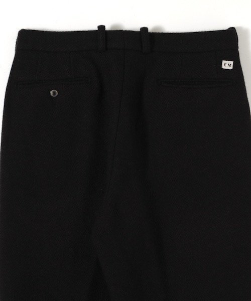 2021AW　ENDS and MEANS / GRANDPA 2TUCK TROUSERS [BROWN HB DF WOOL] Grandpa and MEANS grandpa knit 公式通販
