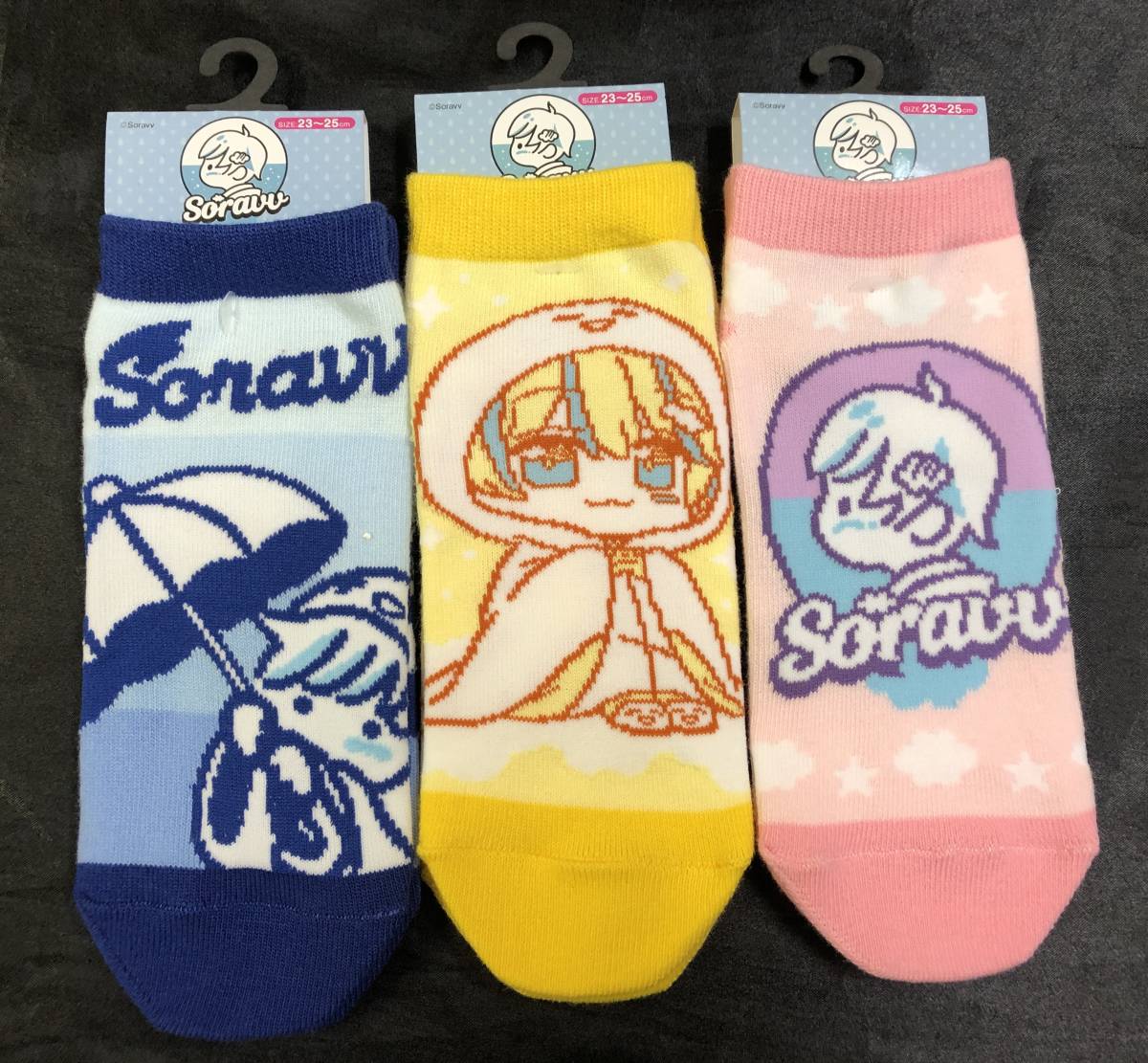 即決◇そらる SORARU◇靴下 3足セット【23～25cm】新品タグ付き