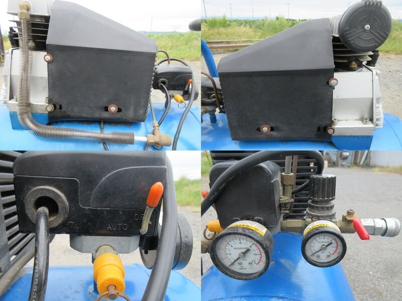 【直接引取り】P-50 WPOWER エアコンプレッサー コンプレッサー 通電確認OK 中古 滋賀県 WPOWER P-50 長野発WP 100Ｖ 減圧弁付き R阿1019