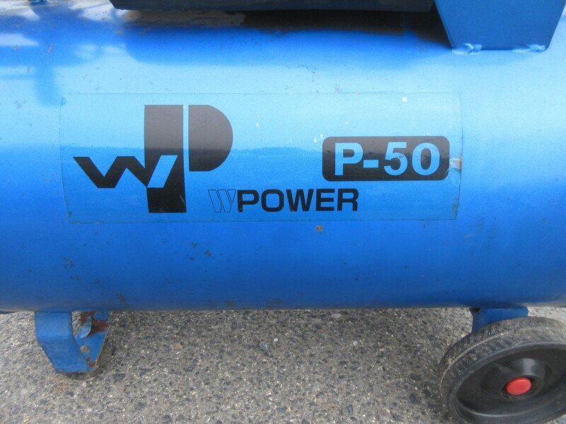 【直接引取り】P-50 WPOWER エアコンプレッサー コンプレッサー 通電確認OK 中古 滋賀県 WPOWER P-50 長野発WP 100Ｖ 減圧弁付き R阿1019