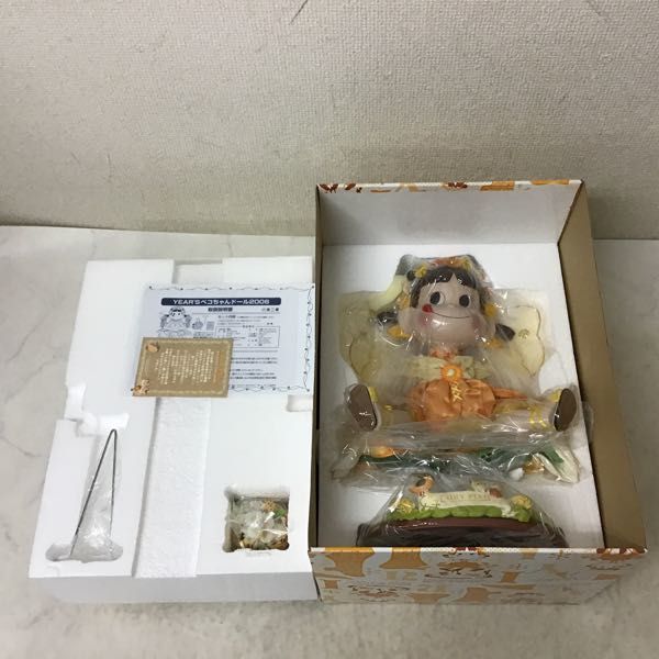 美品 2006年 YEAR'S ペコちゃんドール 妖精 ビスクドール オレンジ