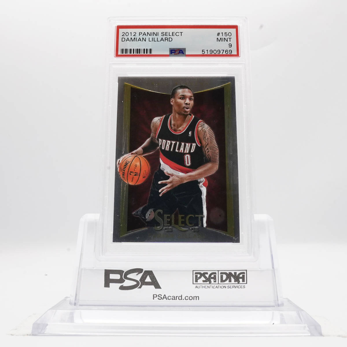 Panini PSA 0 Damian Lillard 1 Select #150 Rookie RC Mint Blazers