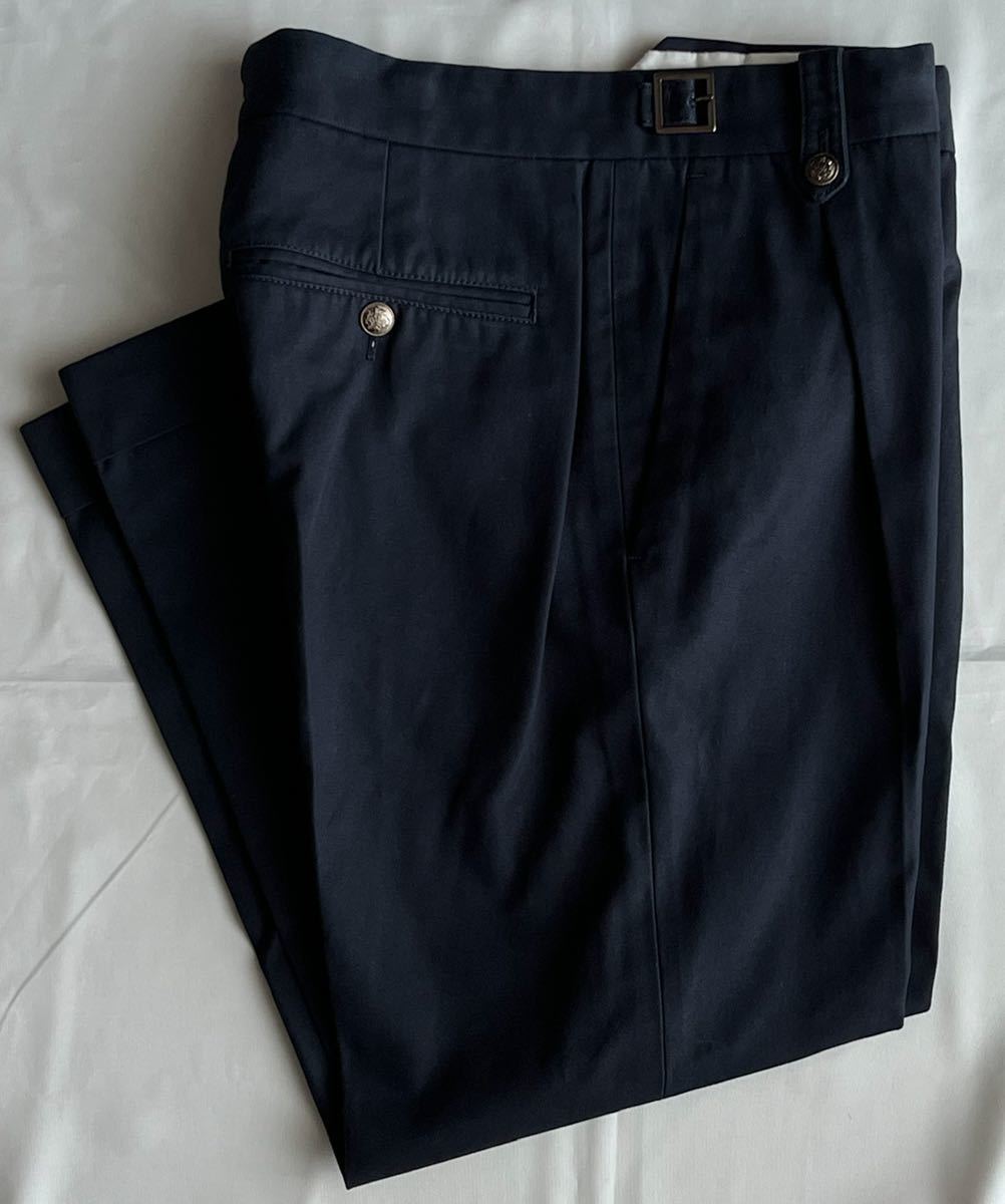 PT TORINO ピーティートリノ サイズ 42 コットン 100% パンツ ネイビー系 REBEL FIT XS〜S スラックス