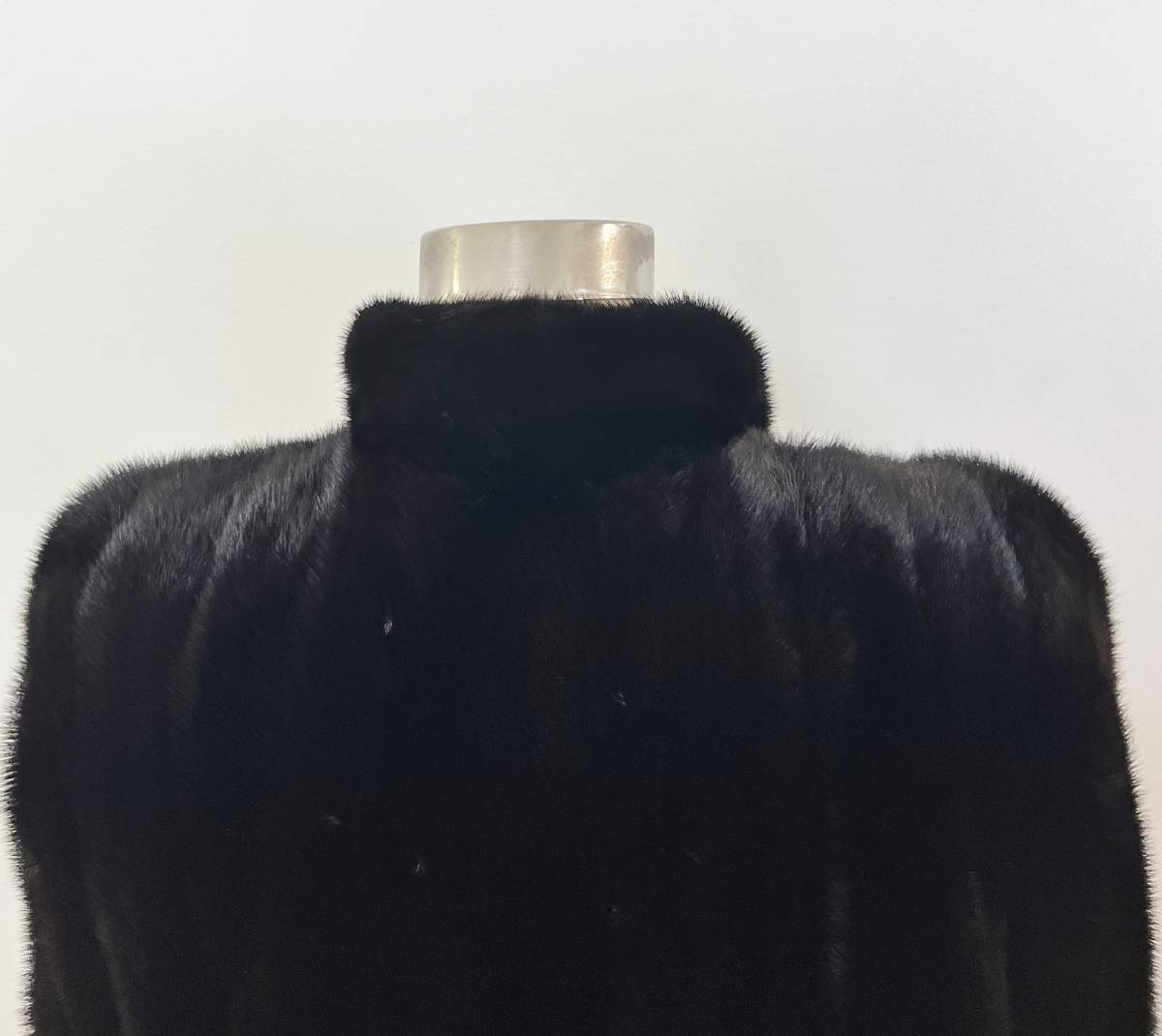 レディース 総丈105cm ダークミンク 毛皮 コート リアルファー ロング