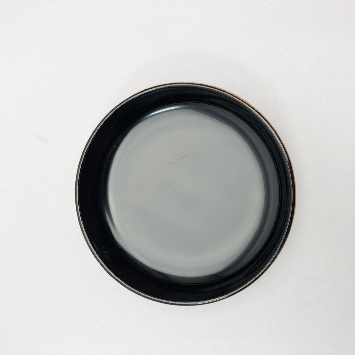 rm 中村湖彩 大棗 棗 なつめ 白壇塗 独楽 赤 茶道具 茶器 木