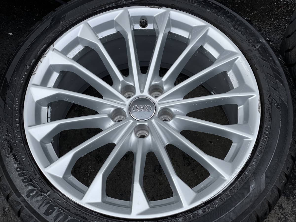アウディ A8 D5系 2019年製スタッドレス付 純正 19インチアルミ 