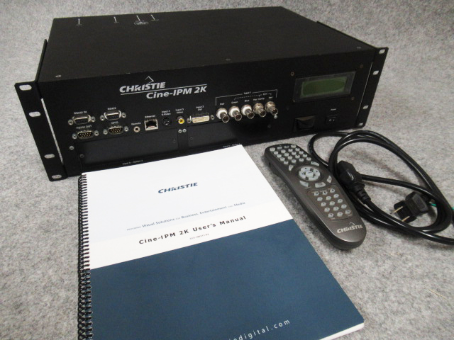 CHRISTIE クリスティ デジタルシネマ用イメージプロセッサ Cine-IPM 2K 38-813027-01 管理X1019B
