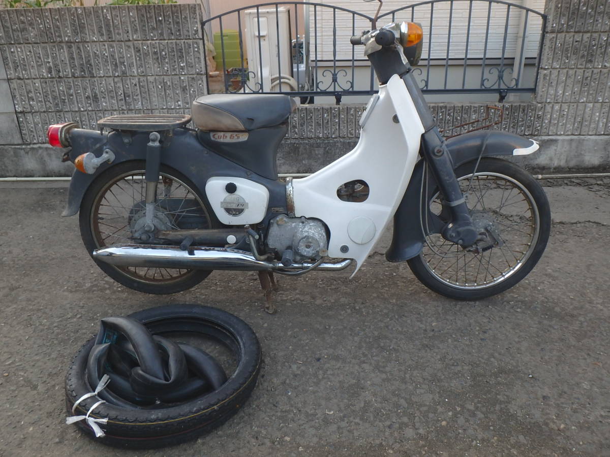【最安値，本物保証】 スーパーカブ C６５ 純正オリジナル レストアベース(51cc-125cc)｜売買されたオークション情報、yahooの商品情報をアーカイブ公開 - オークファン 51cc-125cc