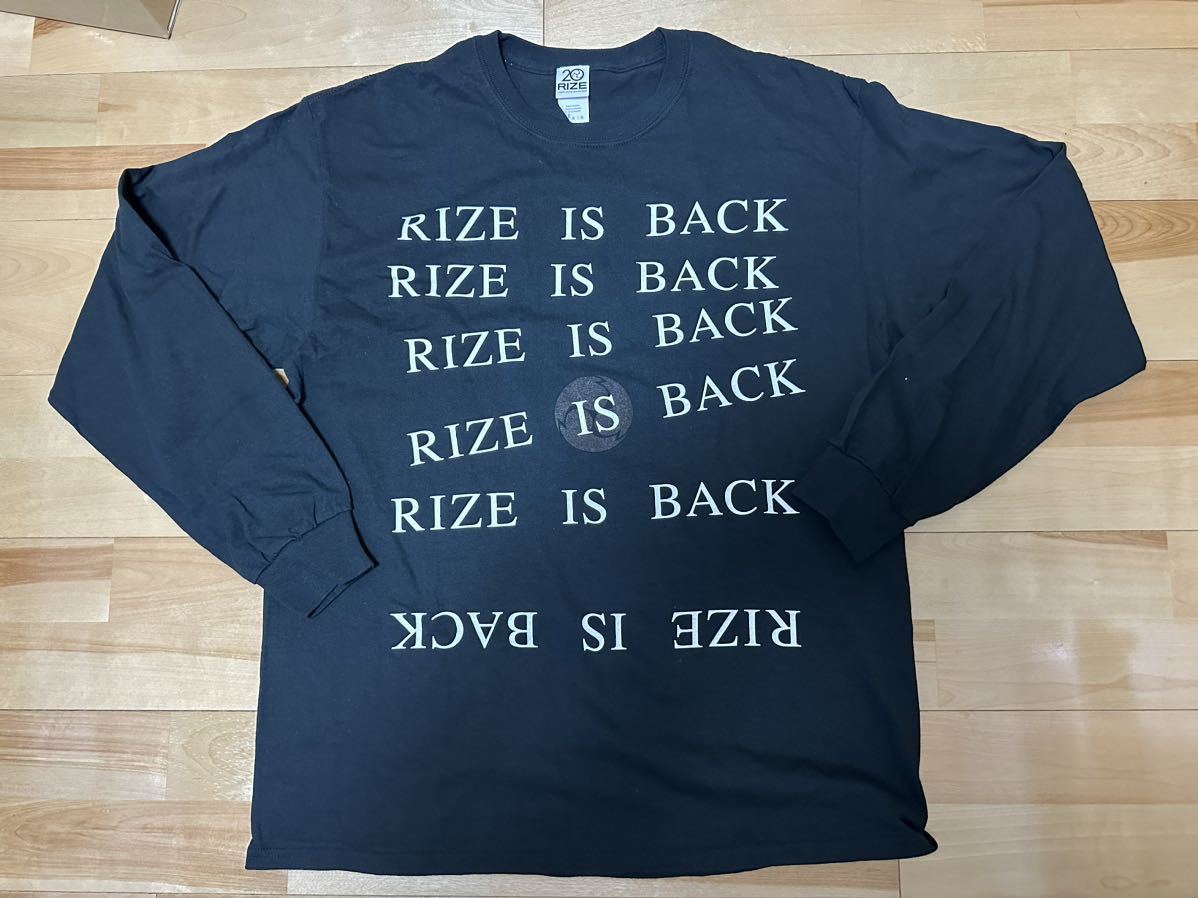 【高品質，人気】 RIZE ロングTシャツ ロンT Lサイズ theBONEZ DragonAsh 金子ノブアキ 京都大作戦(Tシャツ)｜売買されたオークション情報、yahooの商品情報をアーカイブ公開 - オークファン Tシャツ