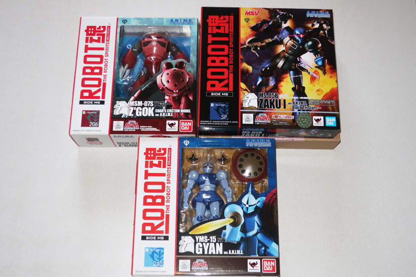  ROBOT魂 ver. A.N.I.M.E. シャア専用ズゴック 黒い三連星専用旧ザク ギャン 3個セット 機動戦士ガンダム(機動戦士ガンダム)｜売買されたオークション情報、yahooの商品情報をアーカイブ公開 - オー 機動戦士ガンダム