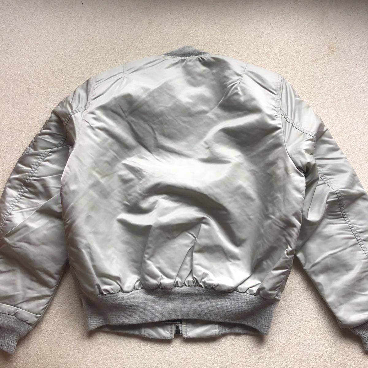 SPIEWAK&SONS,INC スピワック フライトジャケット MA-1 シルバー 銀