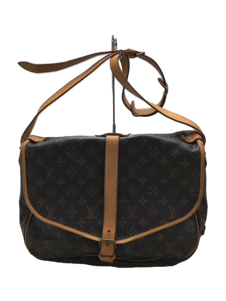 モノグラム LOUIS VUITTON ソミュール ショルダーバッグ ソミュール30 ブラウン 公式通販 Louis ルイヴィトン 0 Vuitton 美品 ミニラン VUITTONルイヴィトン ソミュール30|ハードオフ