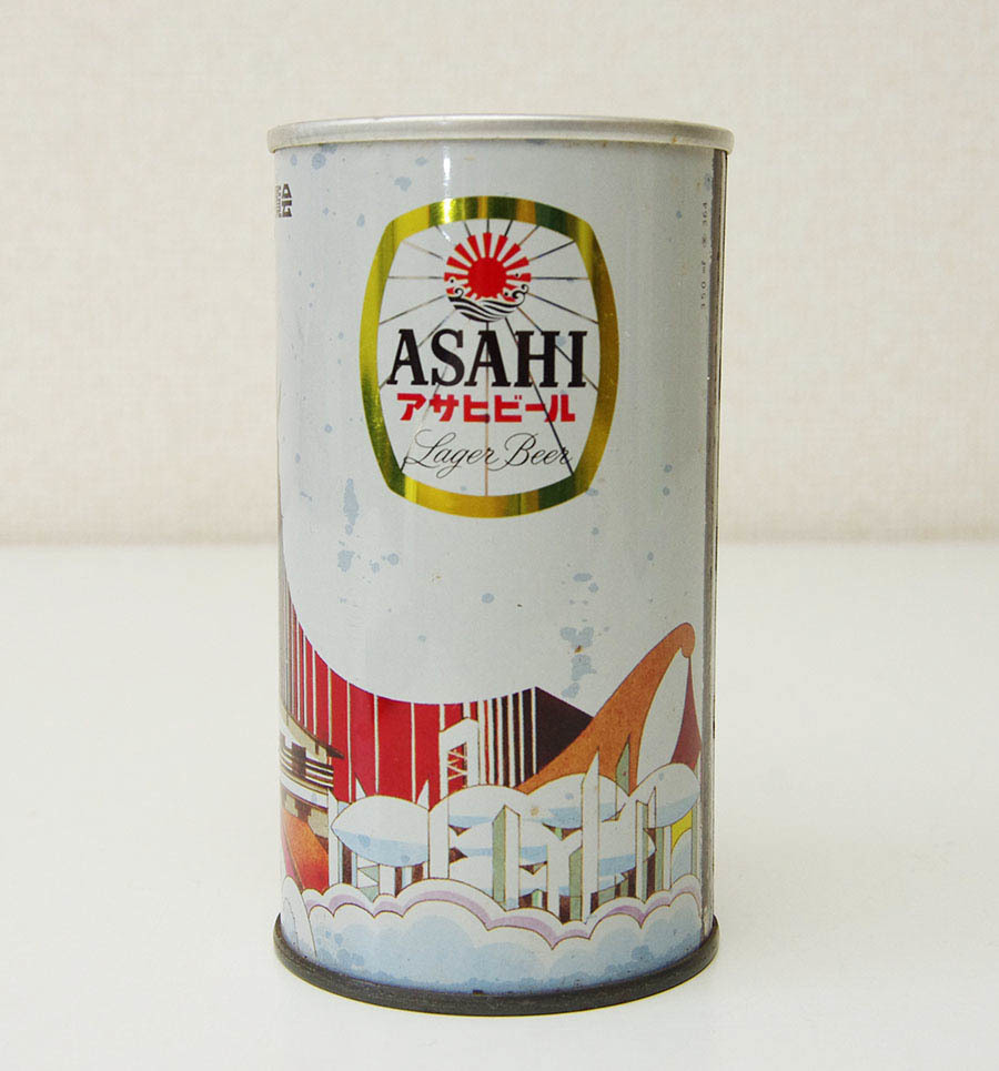 稀少 当時物 1970年 祝 日本万国博覧会 アサヒビール 350ml 空き缶