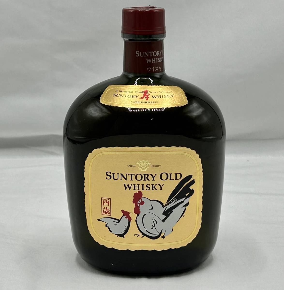 未開栓 SUNTORY WHISKY OLD サントリー オールド 寿 干支ラベル 酉歳