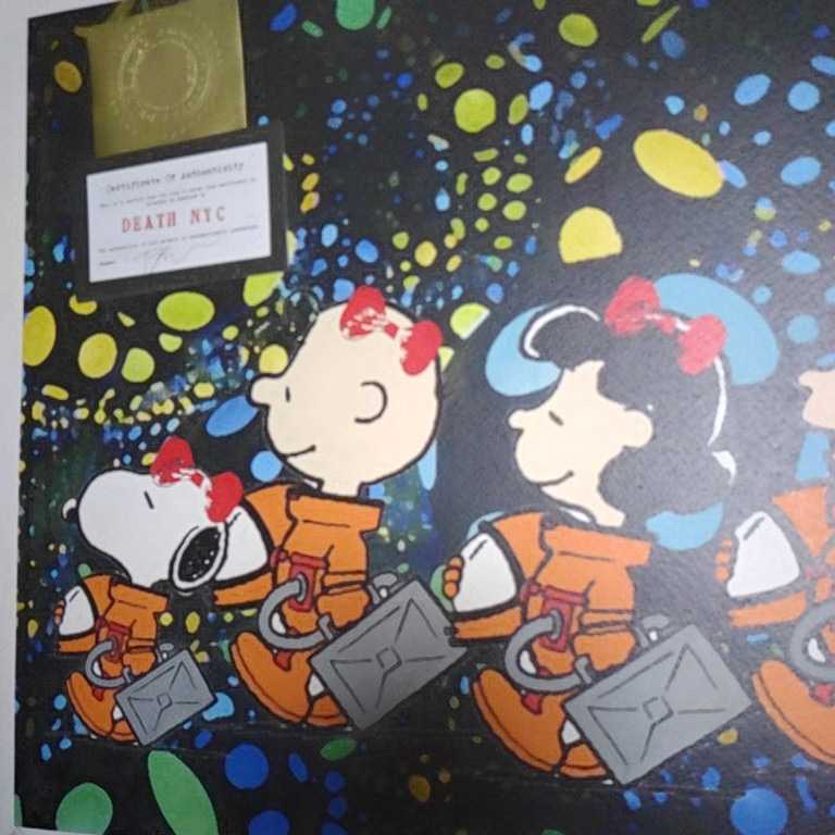 DEATH NYC 世界限定100枚 アートポスター スヌーピー SNOOPY PEANUTS