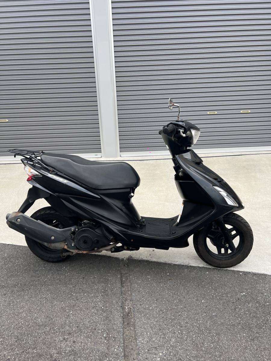 美車 低走行 スズキ アドレスV125S タイヤ前後バリ山 CF4MA 低燃費 