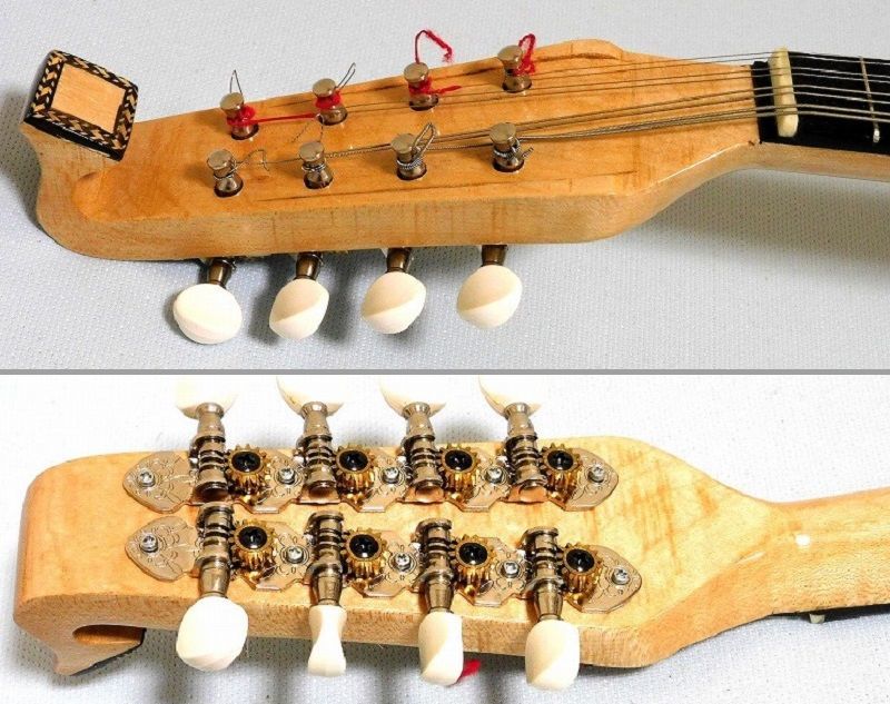 マンドリン　渡辺マンドリンNO.150 手工品　渡辺弦楽器 手工品 渡辺マンドリンNO.150 渡辺弦楽器 リブ掘り込み＆スーパー