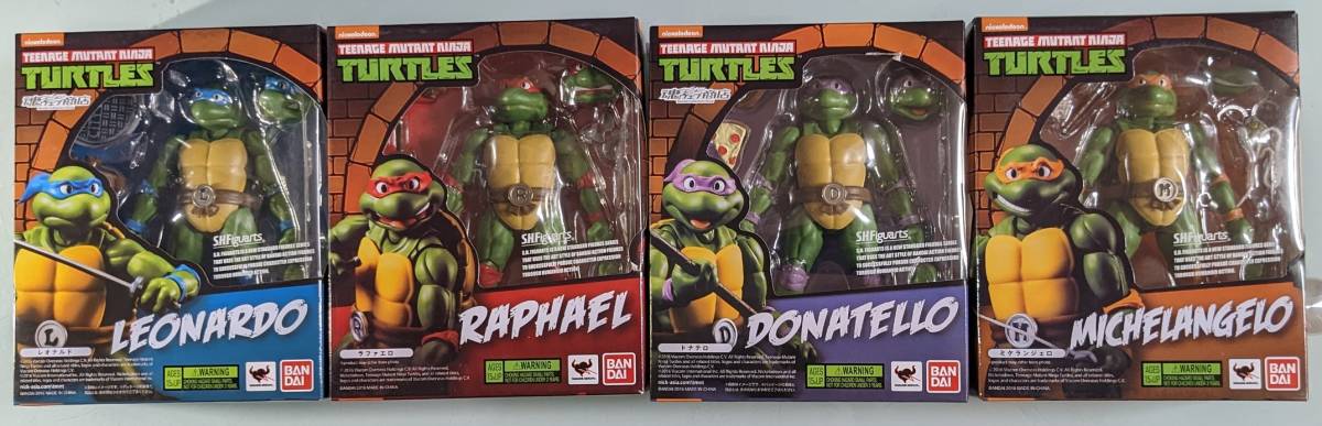 NECA フィギュア タートルズ 4体セット レオナルド ラファエロ 