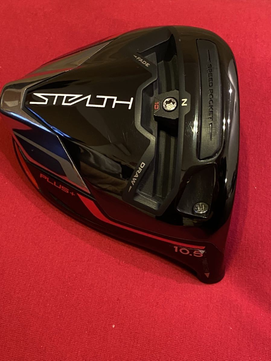 テーラーメイド ステルス ヘッドのみ ステルスプラス2 良品テーラーメイド ステルスHD ステルスプラス 10.5度 ヘッド ヘッドカバー レンチ