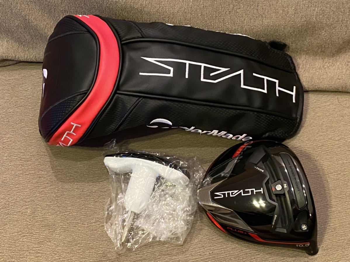 テーラーメイド ステルス ヘッドのみ ステルスプラス2 良品テーラーメイド ステルスHD ステルスプラス 10.5度 ヘッド ヘッドカバー レンチ