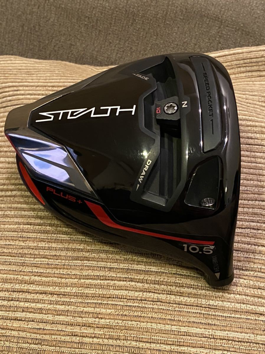 テーラーメイド ステルス ヘッドのみ ステルスプラス2 良品テーラーメイド ステルスHD ステルスプラス 10.5度 ヘッド ヘッドカバー レンチ