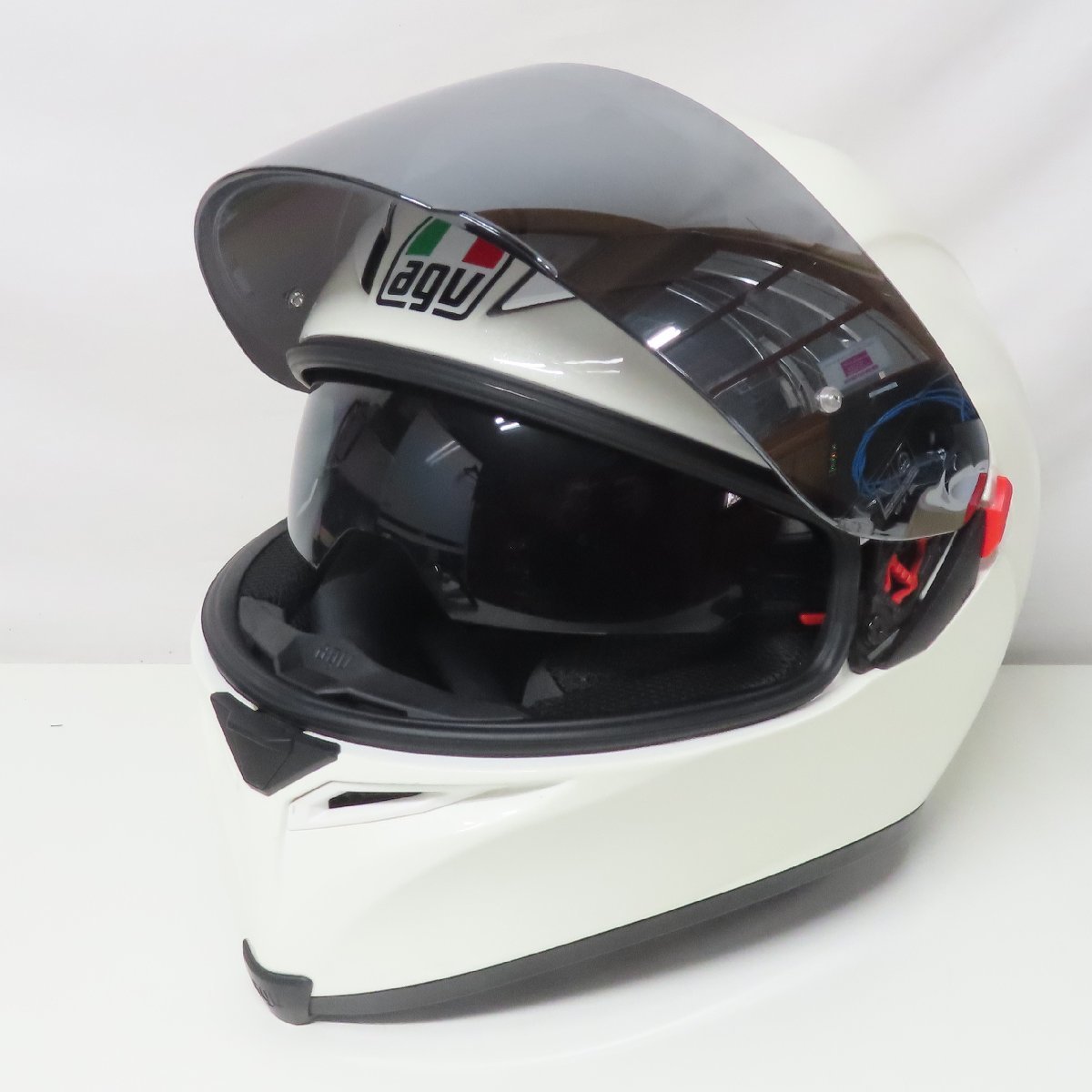 キズあり・中古美品【AGV】バイクヘルメット/AGV K-5 JET SOLELUNA 