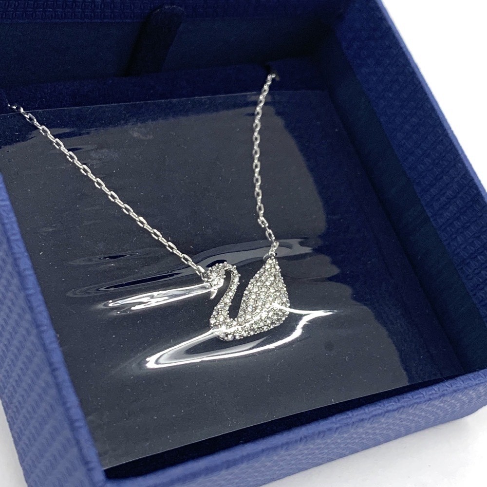 新品同様◇SWAROVSKI スワロフスキー ネックレス◇ シルバーカラー 